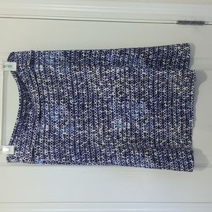 Cynthia Rowley Women's Blue Print Skirt Size M.